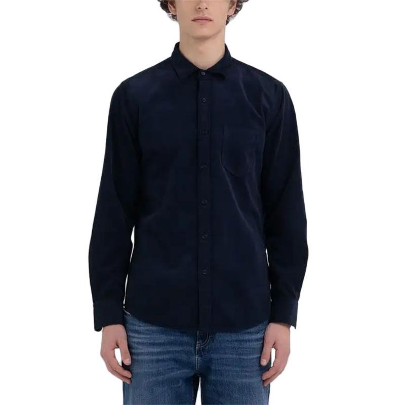 CORDUROY GARMENT DYED SHIRT MEN REPLAY
