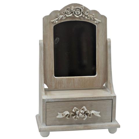 Μπιζουτιέρα Ξύλινη Με Συρτάρι Royal Art 21,5x10,5x34εκ. TIA6296 (Υλικό: Ξύλο) - Royal Art Collection - TIA6296