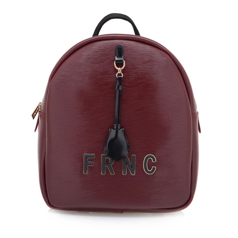 FRNC FRANCESCO Τσάντα Γυναικεία Πλάτης-Backpack 5528 BRD Μπορντώ
