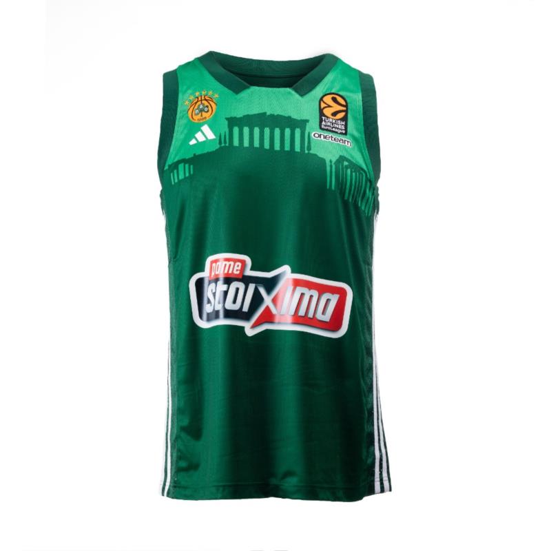 PANATHINAIKOS B.C. HOME MEN JERSEY 23/24 GREEN IR9459-GREEN Πράσινο