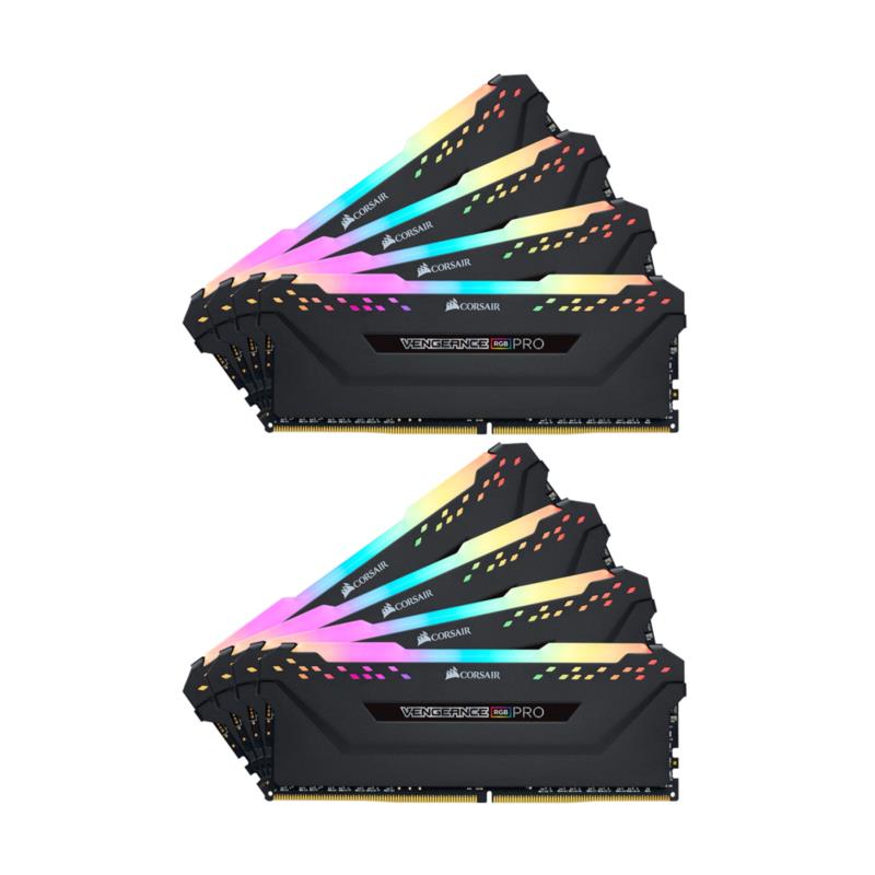 Corsair Vengeance RGB Pro 8GB DDR4-3200MHz C16 (CMW64GX4M8C3200C16) x8