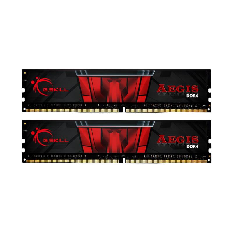 G.Skill Aegis 8GB DDR4-2400MHz (F4-2400C15D-8GIS) x2