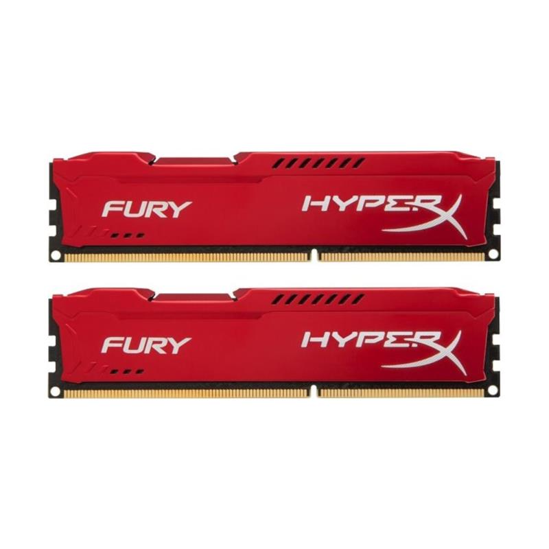 HyperX Fury Red 8GB DDR3-1866MHz CL10 DIMM (HX318C10FRK2/16) x2