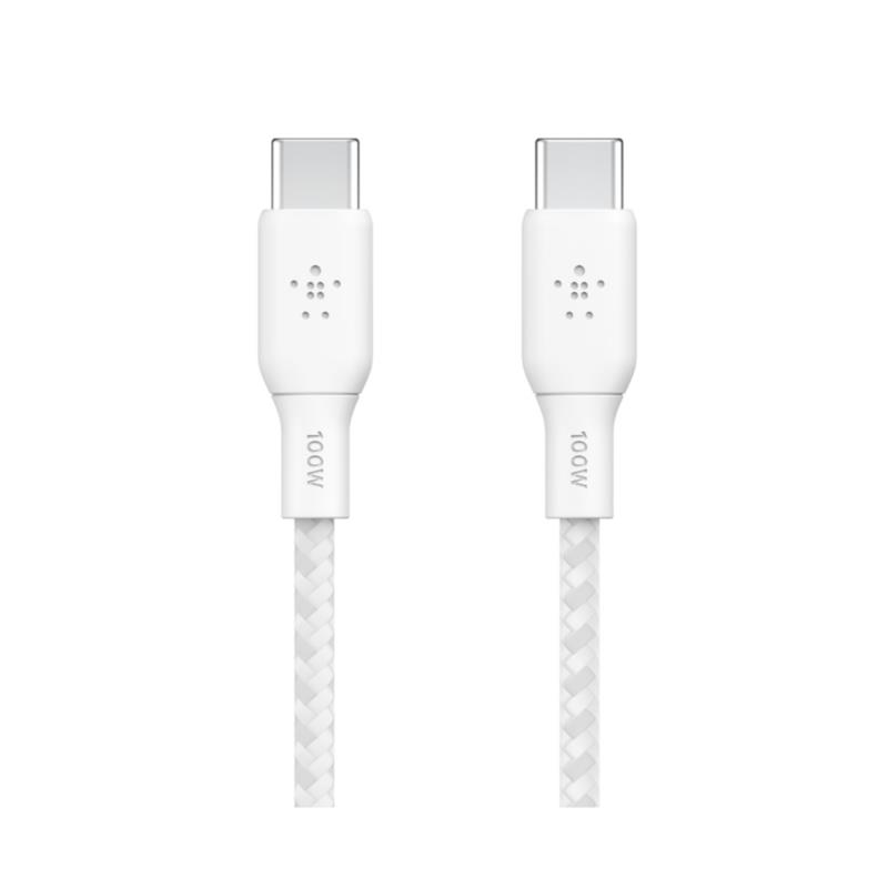 Belkin USB-C σε USB-C 2.0 BD 2m 100W Λευκό