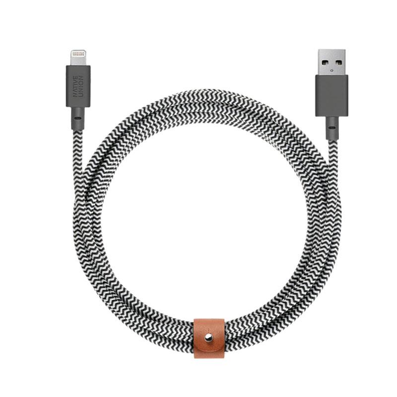 Native Union Belt Cable USB-C to Lightning 3m Zebra