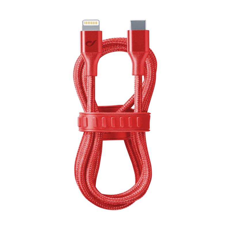 Cellular Line Type-C to Lightning 1.2M Red