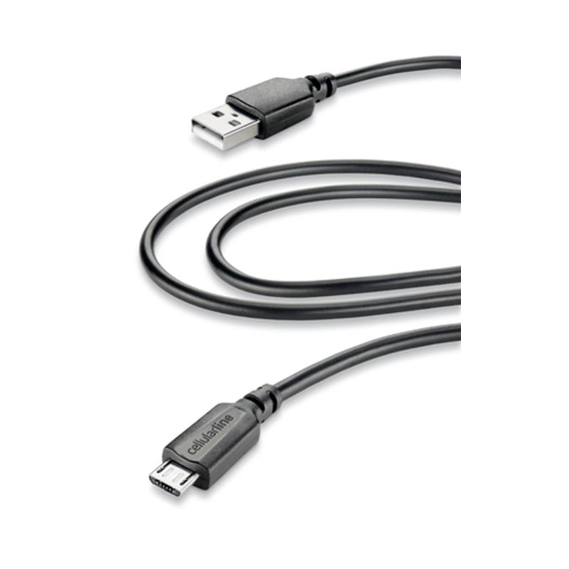Cellular Line Micro USB 2m Black