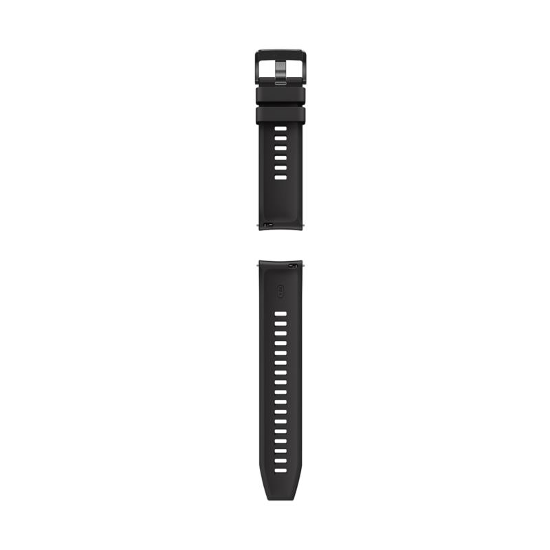 Huawei Watch GT & GT2 (46mm) Black Fluoroelastomer Strap