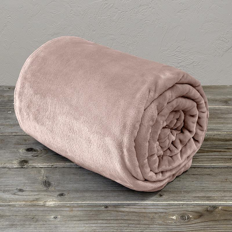 Κουβέρτα Fleece Μονή 150X220 Kocoon Meleg Light Pink (150x220)