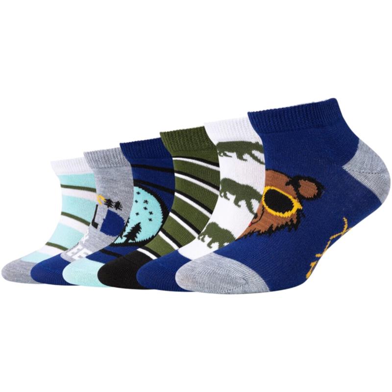 Αθλητικές κάλτσες Skechers 6PPK Boys Casual Animals Sneakrs Socks