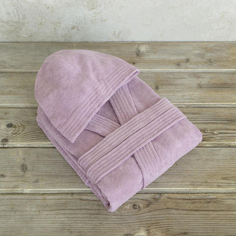 Μπουρνούζι Με Κουκούλα Nima Zen Pale Mauve