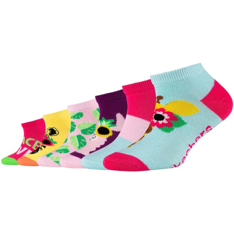 Αθλητικές κάλτσες Skechers 6PPK Girls Casual Fancy Sneaker Socks