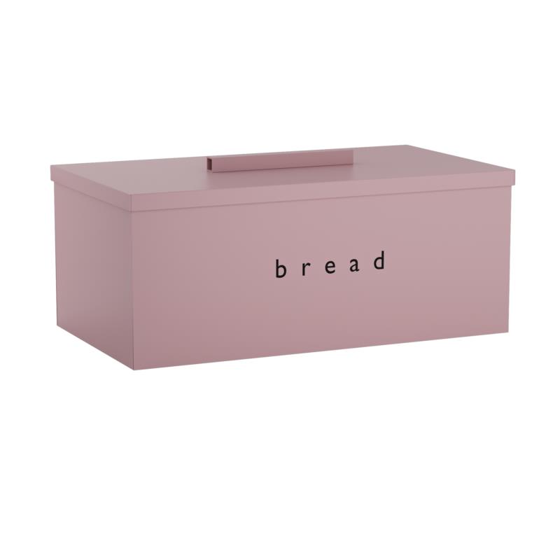 Ψωμιέρα Μεταλλική Matt Pink Pam & Co 40x22x16εκ. 402216-303 (Υλικό: Μεταλλικό, Χρώμα: Ροζ) - Pam & Co - 402216-303