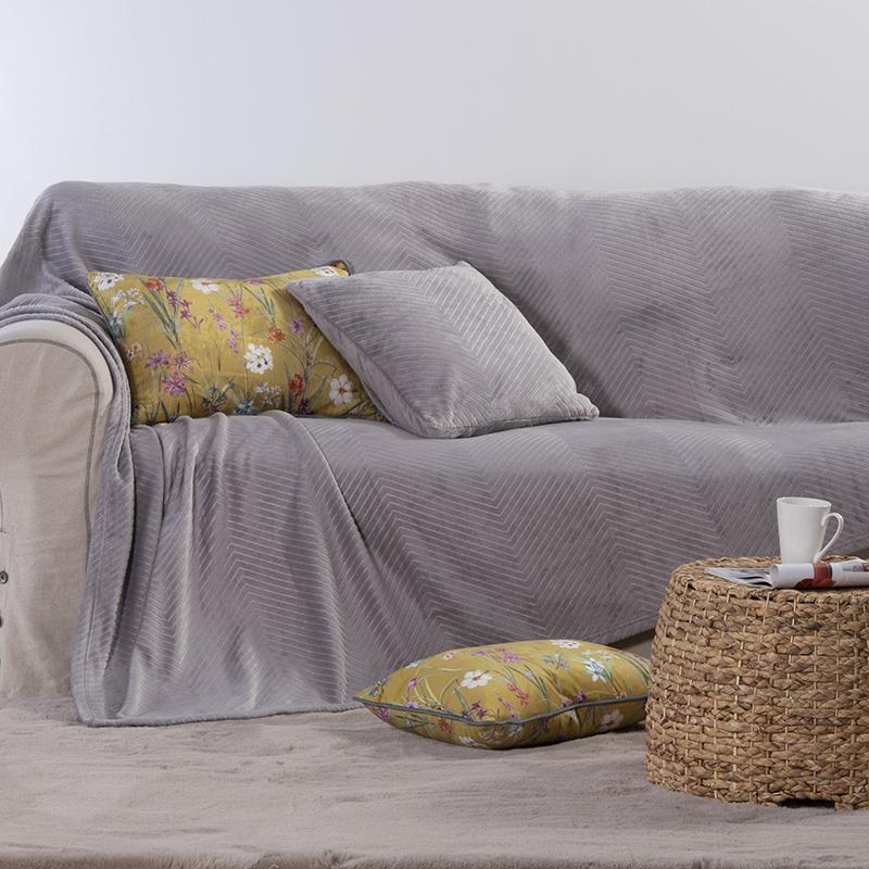 Ριχτάρι Πολυθρόνας 130X180 Nef Nef Dakari Grey (130x180)