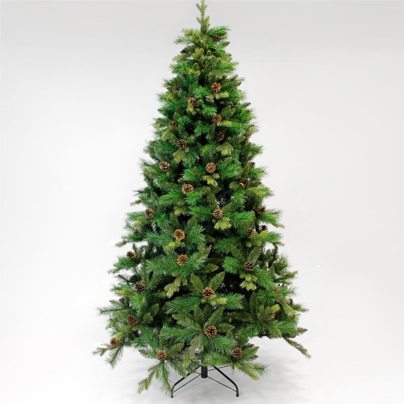Χριστουγεννιάτικο Δέντρο Κλασικό Πράσινο 210εκ./1493 Κλαδιά Με Μεταλλική Βάση Eurolamp 600-30156