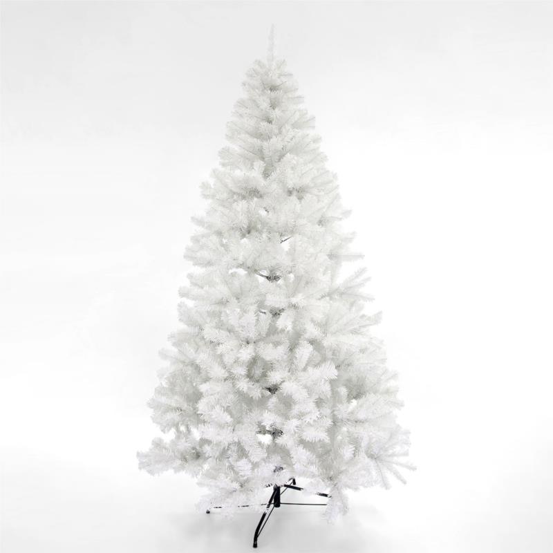 Χριστουγεννιάτικο Δέντρο Κλασικό Λευκό 180εκ./820 Κλαδιά Με Μεταλλική Βάση Eurolamp 600-30186