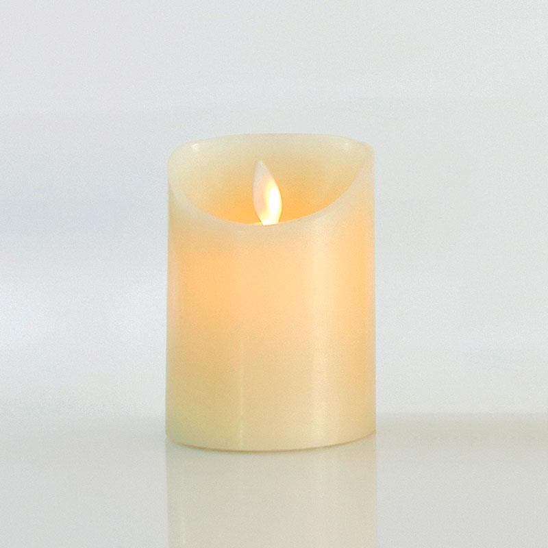 Διακοσμητικό Φωτιστικό Κερί Led (Φ7.5x12.5) Eurolamp Ivoire 147-15073