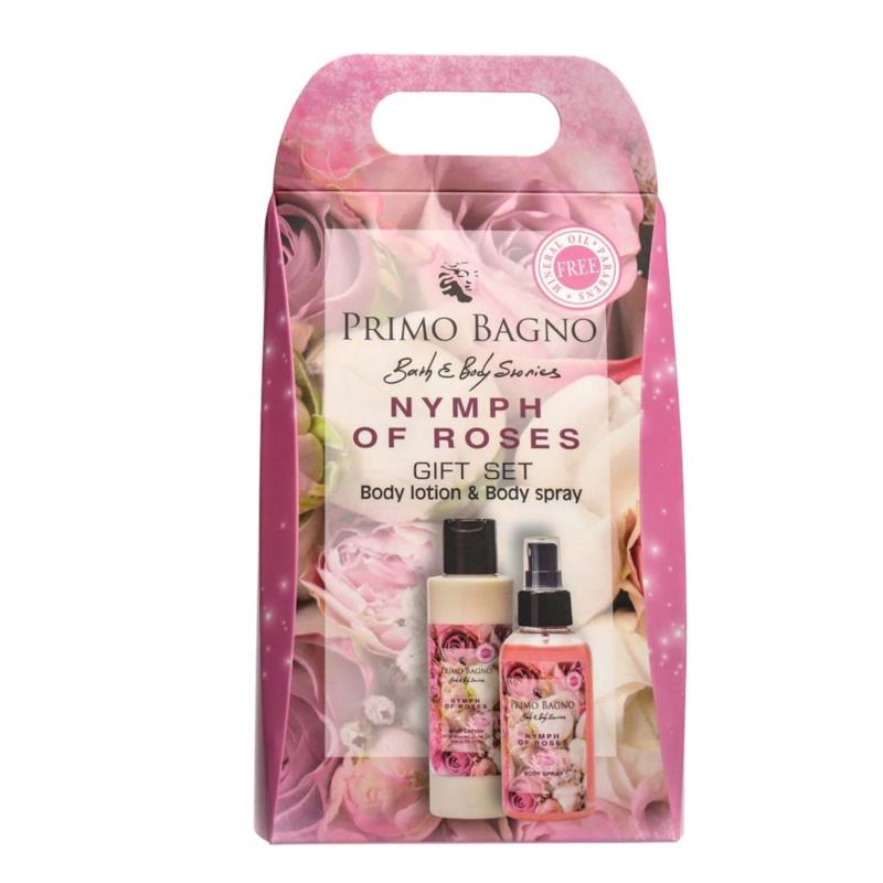 Paper Bag Nymph Of Roses Body Lotion 150ml & Body Spray 140ml