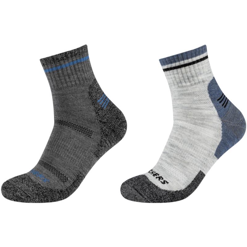 Αθλητικές κάλτσες Skechers 2PPK Men Trail Wool Quarter Socks