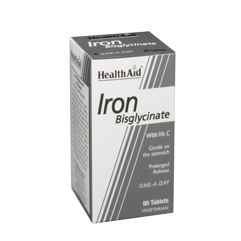 HEALTH AID Iron Bisglycinate 90tabs