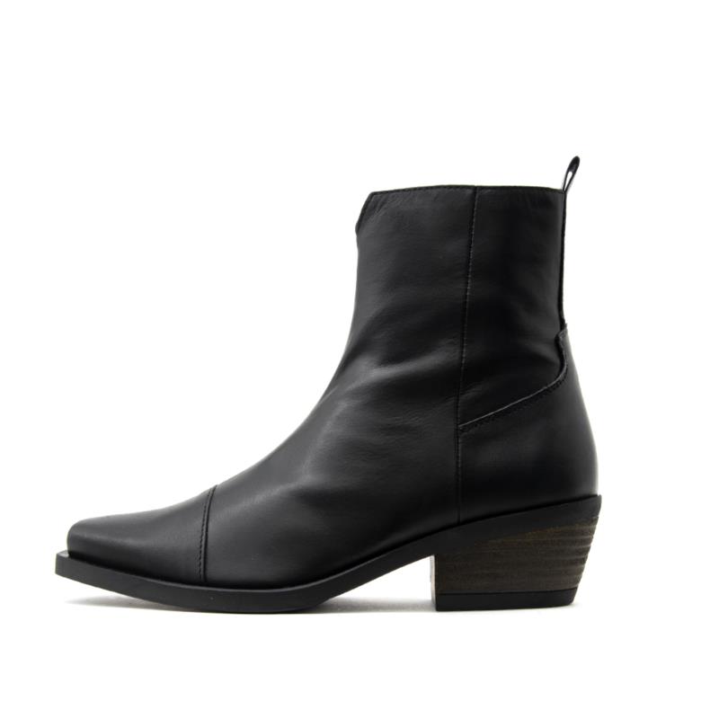 LEATHER ANKLE BOOTS WOMEN CREATOR