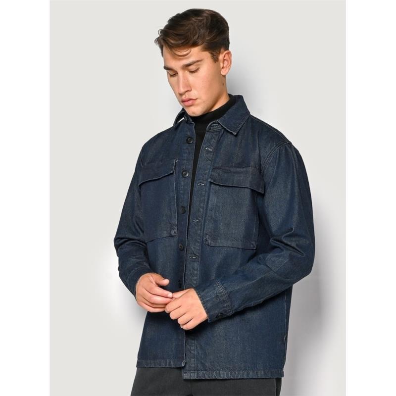 ΑΝΔΡΙΚΟ JEAN ΠΟΥΚΑΜΙΣΟ BROKERS ME ΤΣΕΠΕΣ OVERSIZED ΜΠΛΕ 23516-693-654-BLUE