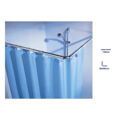 Βραχίονας Μπάνιου Γωνιακός 80x80 San Lorentzo 1329A