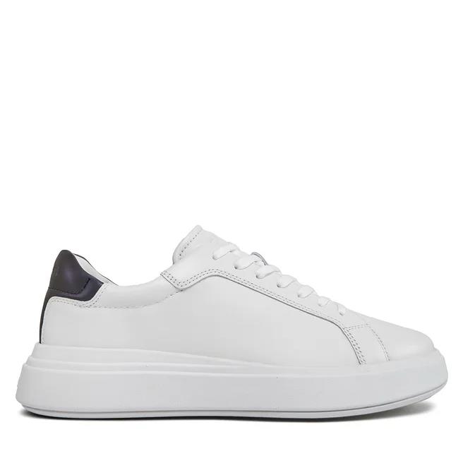 Ανδρικά Δερμάτινα Sneakers Calvin Klein HM0HM01288 0K8 Λευκά