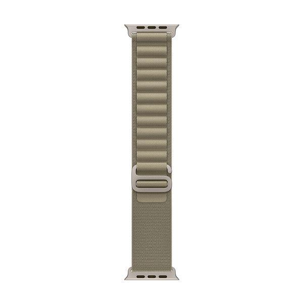 Apple 49mm Olive Alpine Loop Medium Λουράκι Smartwatch