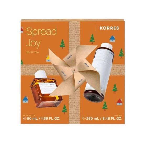 KORRES Promo Spread Joy White Tea Eau De Toilette 50ml & Δώρο Αρωματικό Αφρόλουτρο 250ml