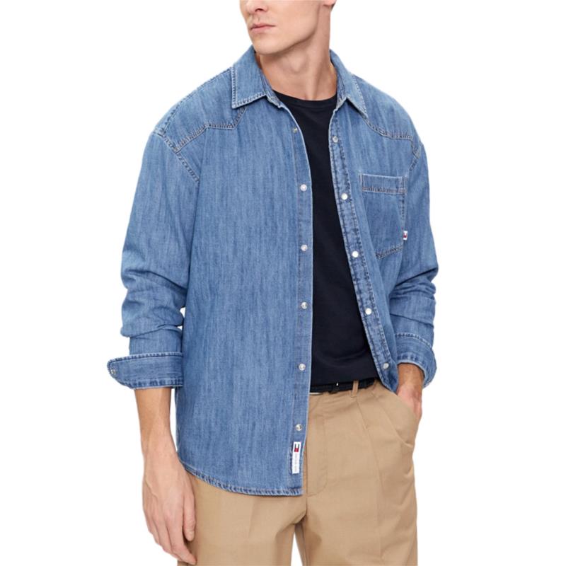 TOMMY JEANS DENIM WESTERN RELAXED FIT SHIRT MEN