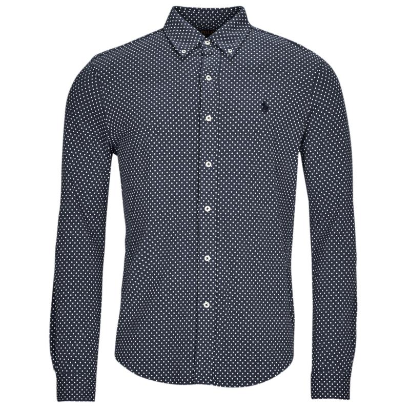Πουκάμισο με μακριά μανίκια Polo Ralph Lauren CHEMISE AJUSTEE COL BOUTONNE EN POLO FEATHERWEIGHT