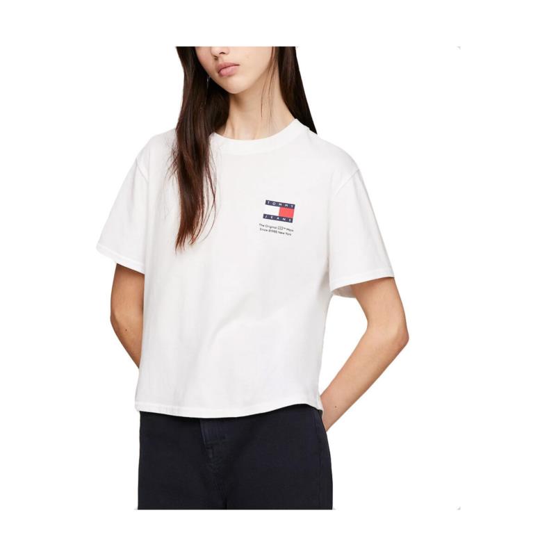 T-shirt με κοντά μανίκια Tommy Hilfiger TOMMY JEANS GRAPHIC FLAG BOXY FIT T-SHIRT WOMEN
