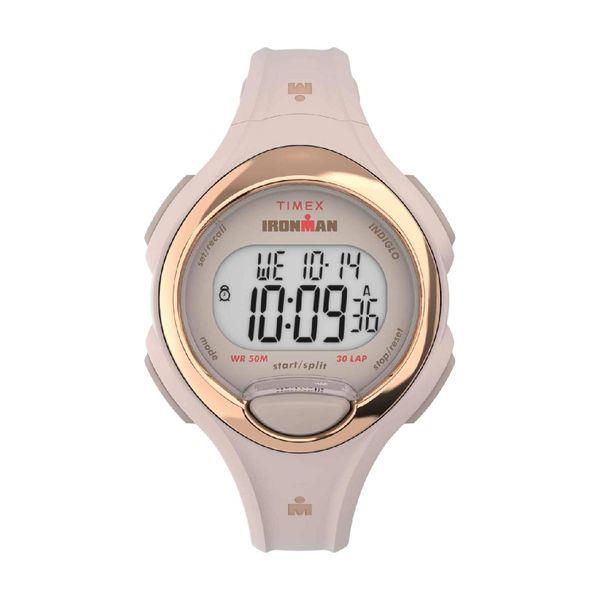 Timex Ironman 30 Chronograph Pink Polyurethane Strap Ρολόι Χειρός