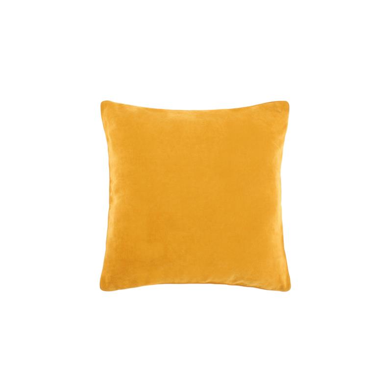 Coincasa διακοσμητικό μαξιλάρι με βελούδινη υφή 45 x 45 cm - 006661529 Κίτρινο