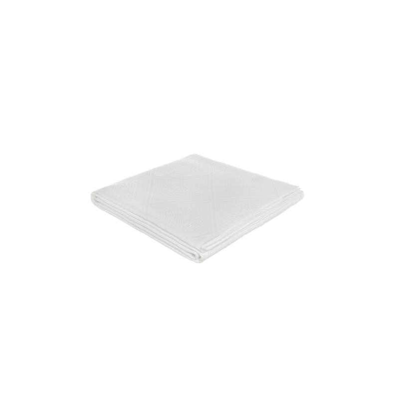 Coincasa κουβερλί κρεβατιού ζακάρ 260 x 260 cm - 007079969 Λευκό
