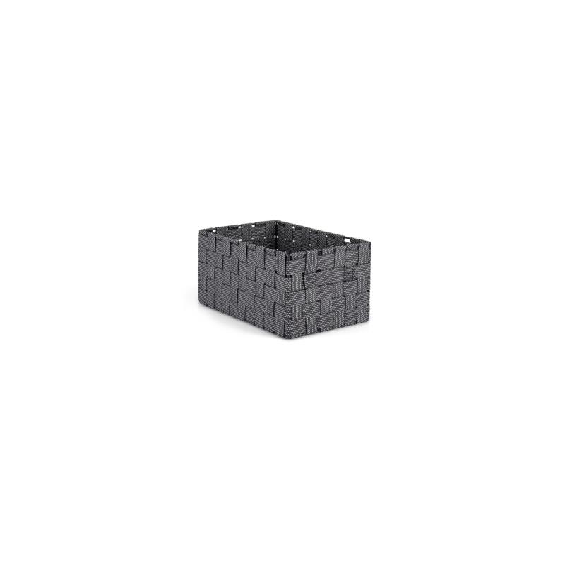 Coincasa αποθηκευτικό κουτί με σχέδιο πλέξη 14 x 27 x 18 cm - 007255167 Μαύρο