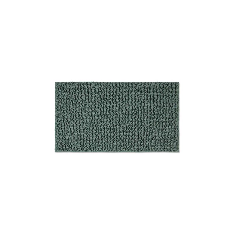 Coincasa χαλάκι μπάνιου μονόχρωμο με αντιολισθητική βάση "Shaggy" 120 x 70 cm - 007358370 Πράσινο Ανοιχτό