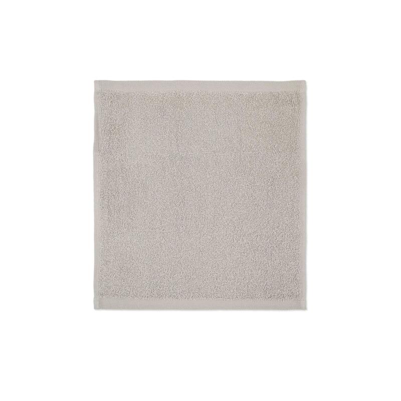Coincasa σετ βαμβακερές πετσέτες μονόχρωμες με καλάθι αποθήκευσης 30 x 30 cm - 007358605 Γκρι