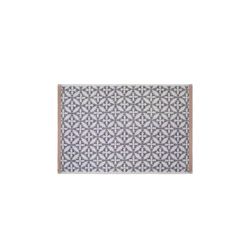 Coincasa πετσέτα μπάνιου με γεωμετρικό μοτίβο 30 x 30 cm - 007359590 Γκρι