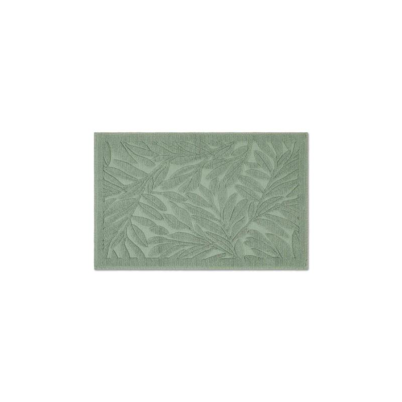 Coincasa χαλάκι μπάνιου με ανάγλυφο σχέδιο 84 x 54 cm - 007359852 Πράσινο Ανοιχτό
