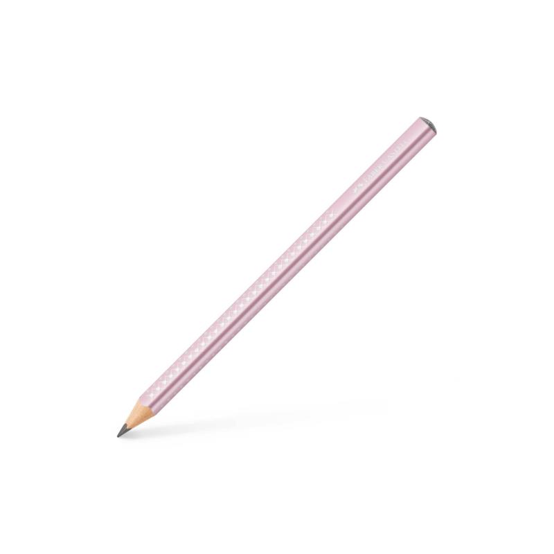 Faber-Castell μολύβι Jumbo Sparkle II Μεταλλικό Ροζέ - 077111661