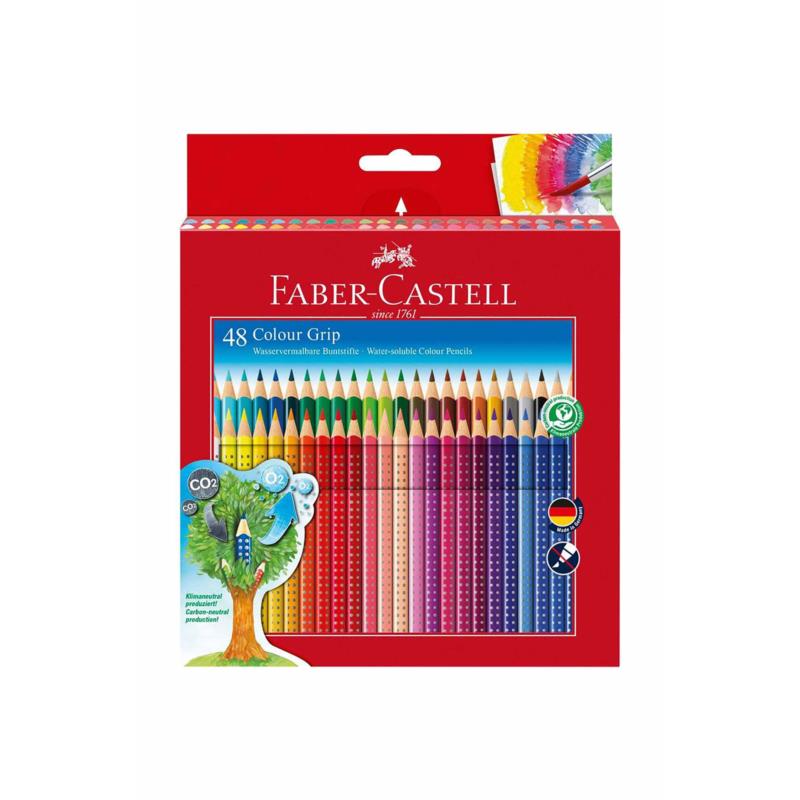 Faber-Castell Ξυλομπογιές Grip Σετ των 48 χρωμάτων - 077112449/