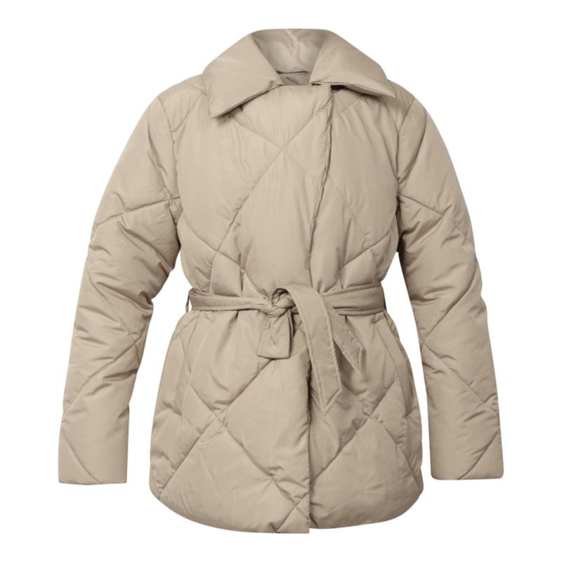 Only SUSSI QUILTED PUFFER JACKET Κρεμ