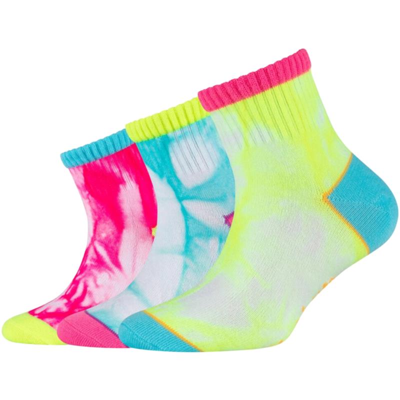 Αθλητικές κάλτσες Skechers 3PPK Girls Casual Fancy Tie Die Socks