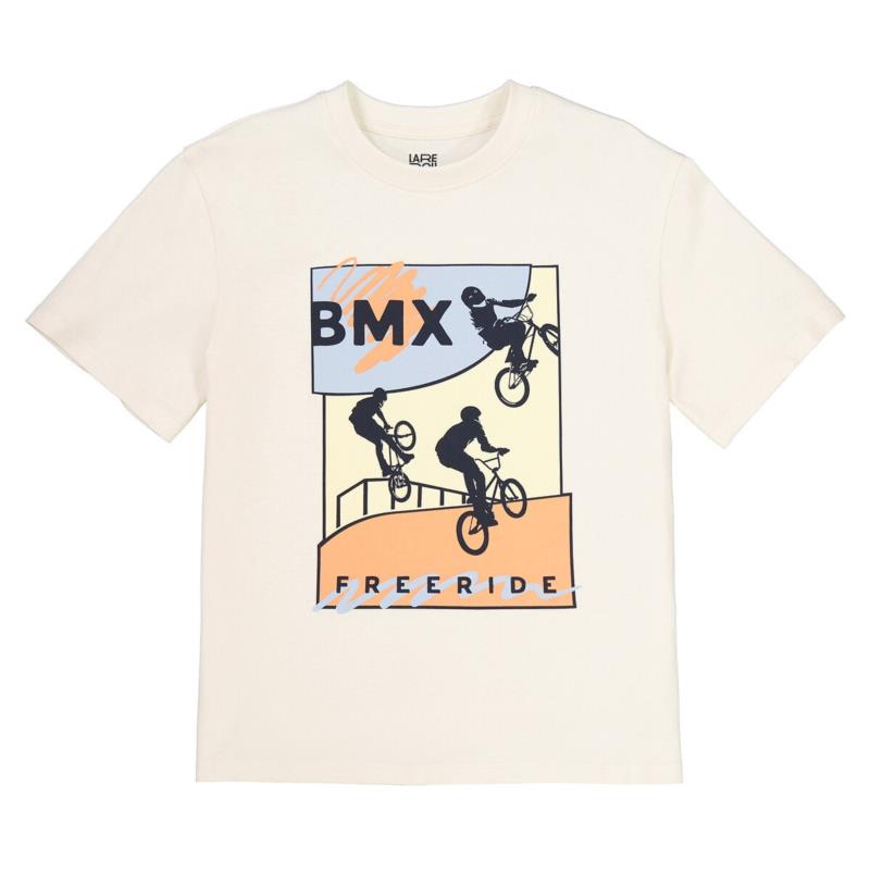 Κοντομάνικο T-shirt oversize με στάμπα BMX μπροστά