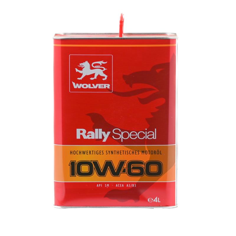 Λάδι Wolver 10W-60 Rally Special 4L API SM ACEA A3/B3