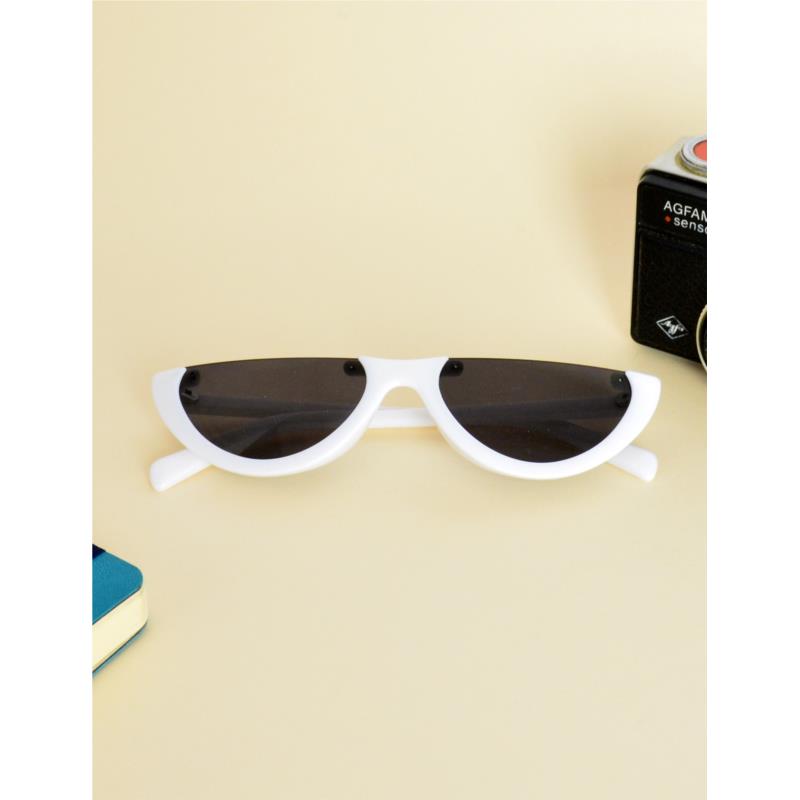 Γυναικεία γυαλιά ηλίου cat eye άσπρα Premium S2642