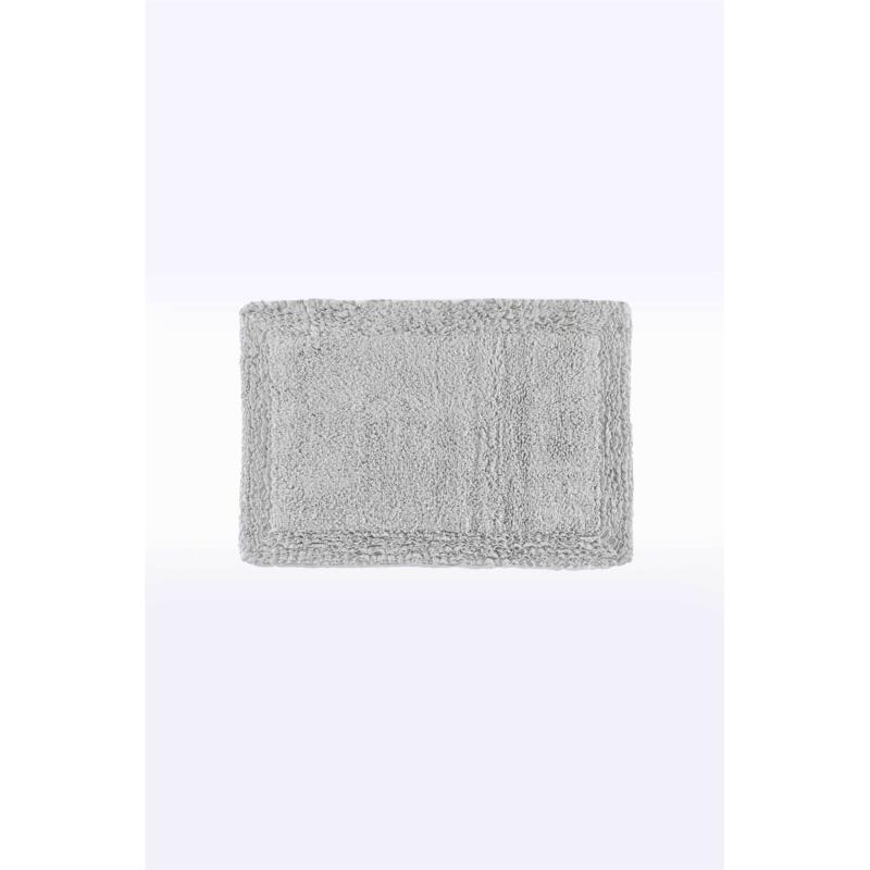 DOWN TOWN Home χαλάκι μπάνιου μονόχρωμο "Frill Grey" 60 x 90 cm - 60-0275