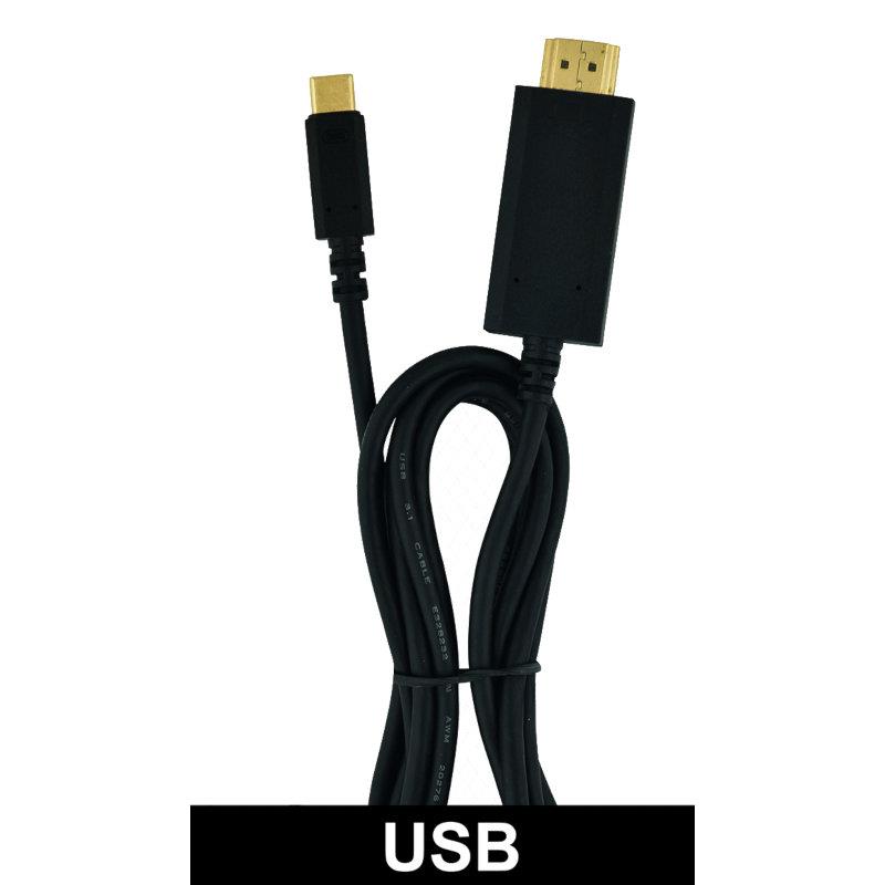 Kαλώδιο USB Type-C Σε 4Κ HDMI Αρσενικό 1.8m HEITECH 09001491